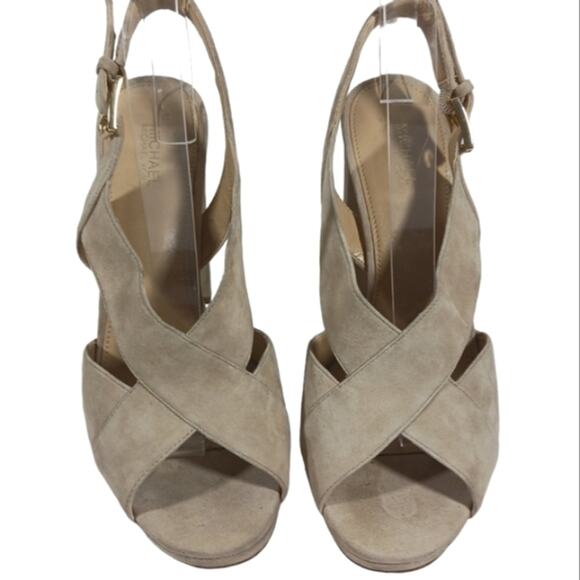 MICHAEL Michael Kors Becky Sandals GUC $180 size 8M    S2512 - Picture 5 of 11